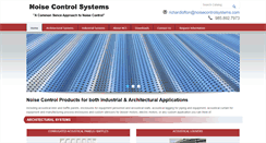 Desktop Screenshot of noisecontrolsystems.com